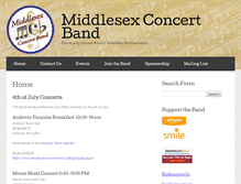 Tablet Screenshot of mcbconcertband.org